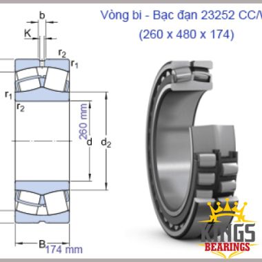Bạc Đạn Xài Trong Máy Đá : 23244K